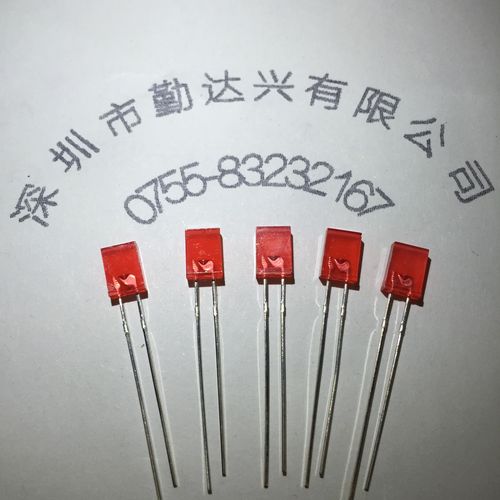 批发led灯珠 5*5*7绿发普绿短脚 led发光二极管 557方形led 绿灯